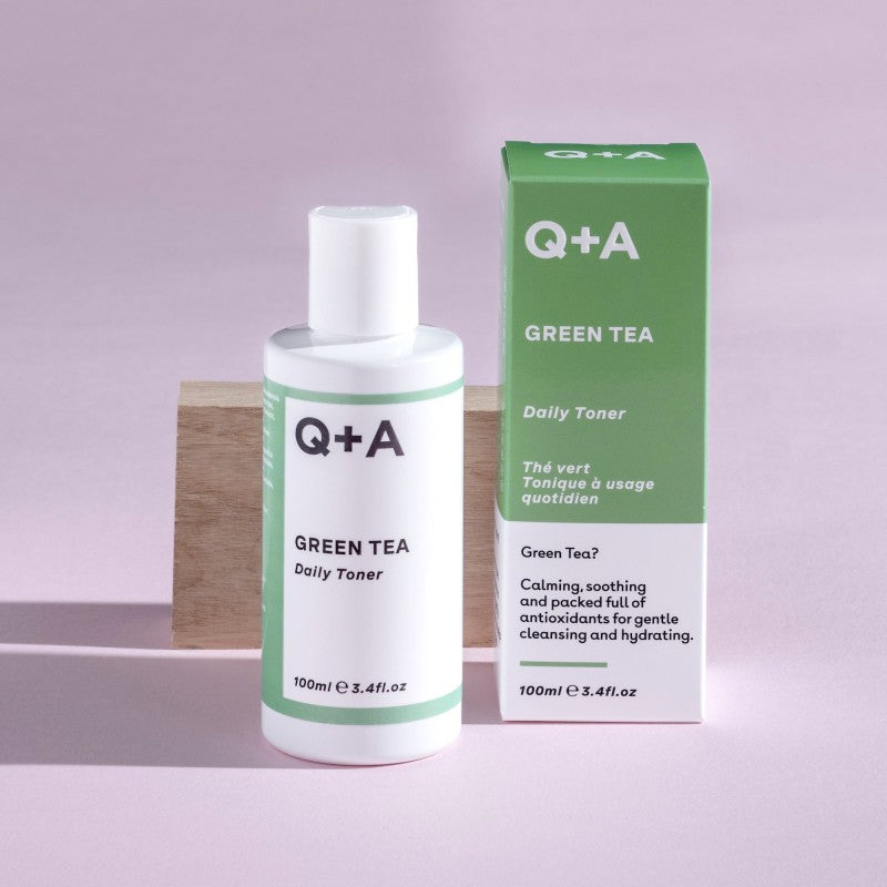 Q+A, Green Tea Daily Toner Kasdienis veido tonikas su žaliąja arbata, 100ml