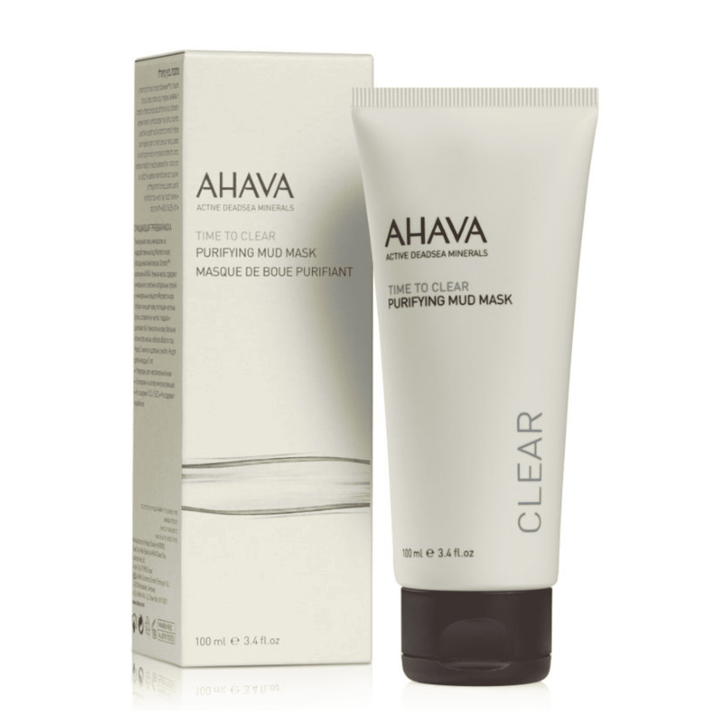AHAVA, time to clear valomoji purvo kaukė, 100 ml