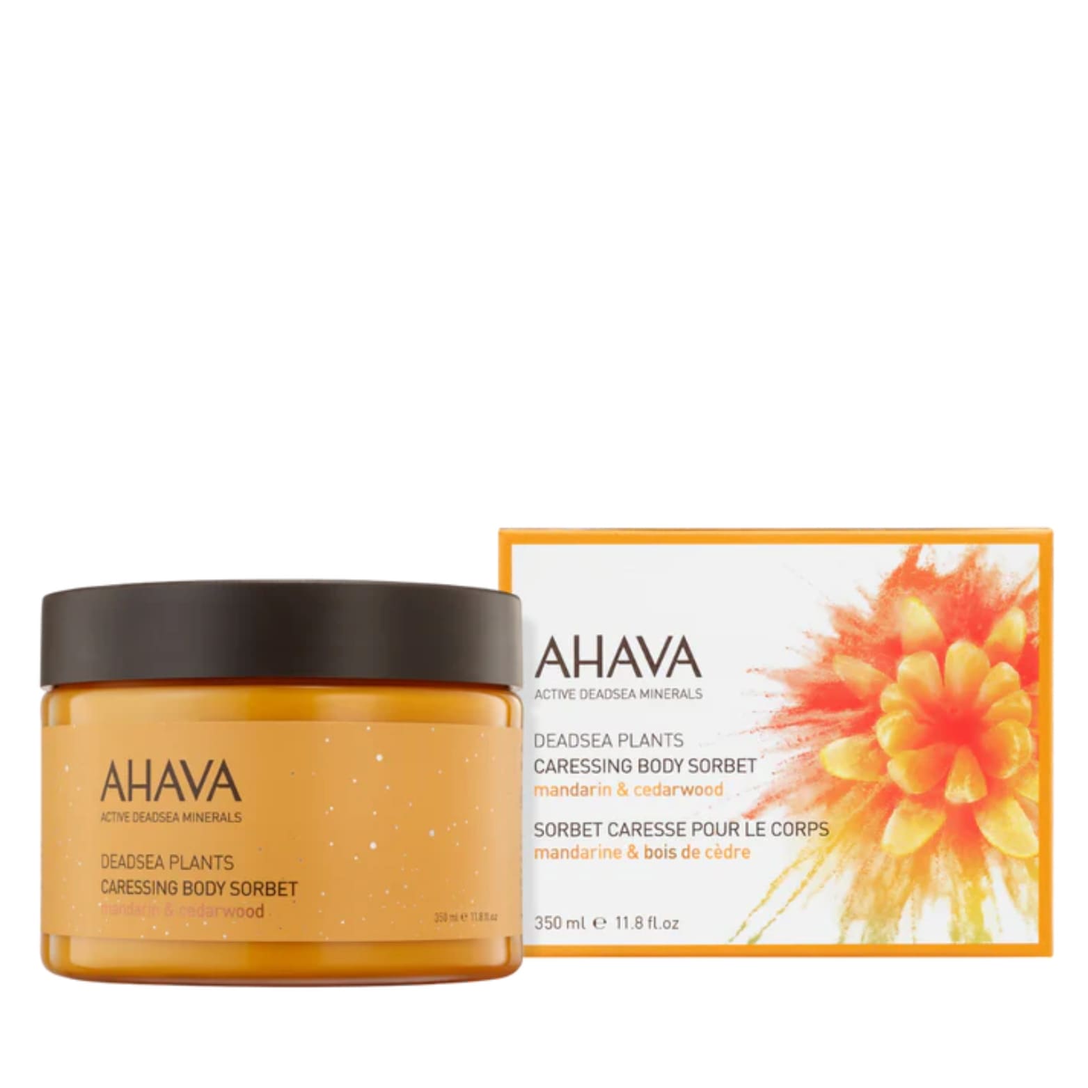 AHAVA, mandarine &amp; cedarwood kūno šerbetas, 350 ml