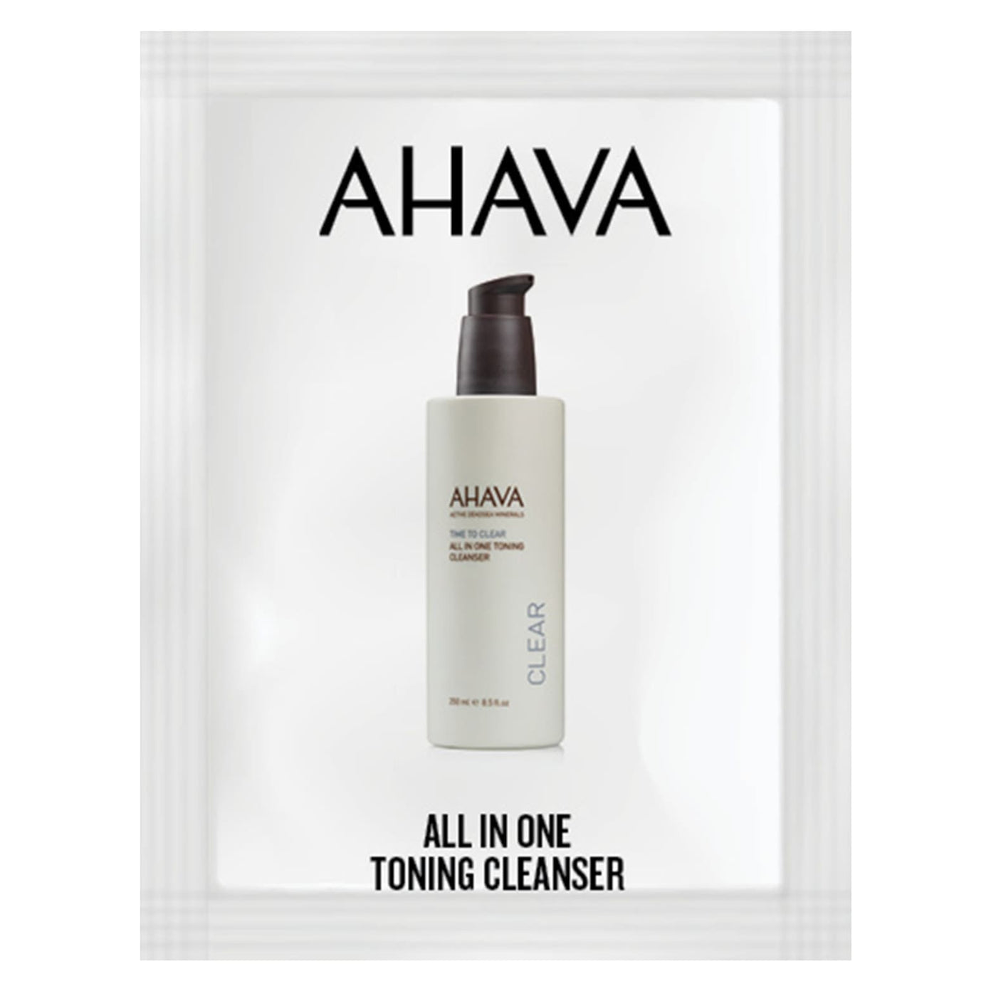 AHAVA, time to clear all-in-one tonizuojantis prausiklis, 4 ml