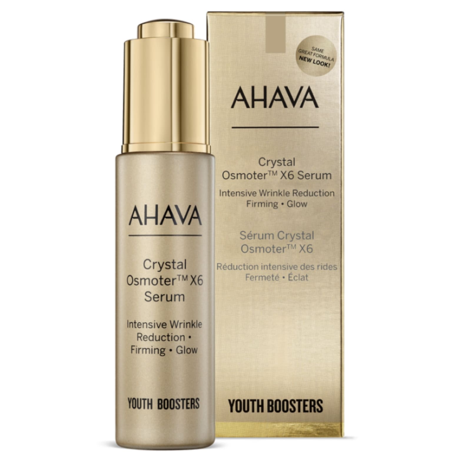AHAVA, youth boosters crystal osmoter™ x6 veido serumas, 30 ml