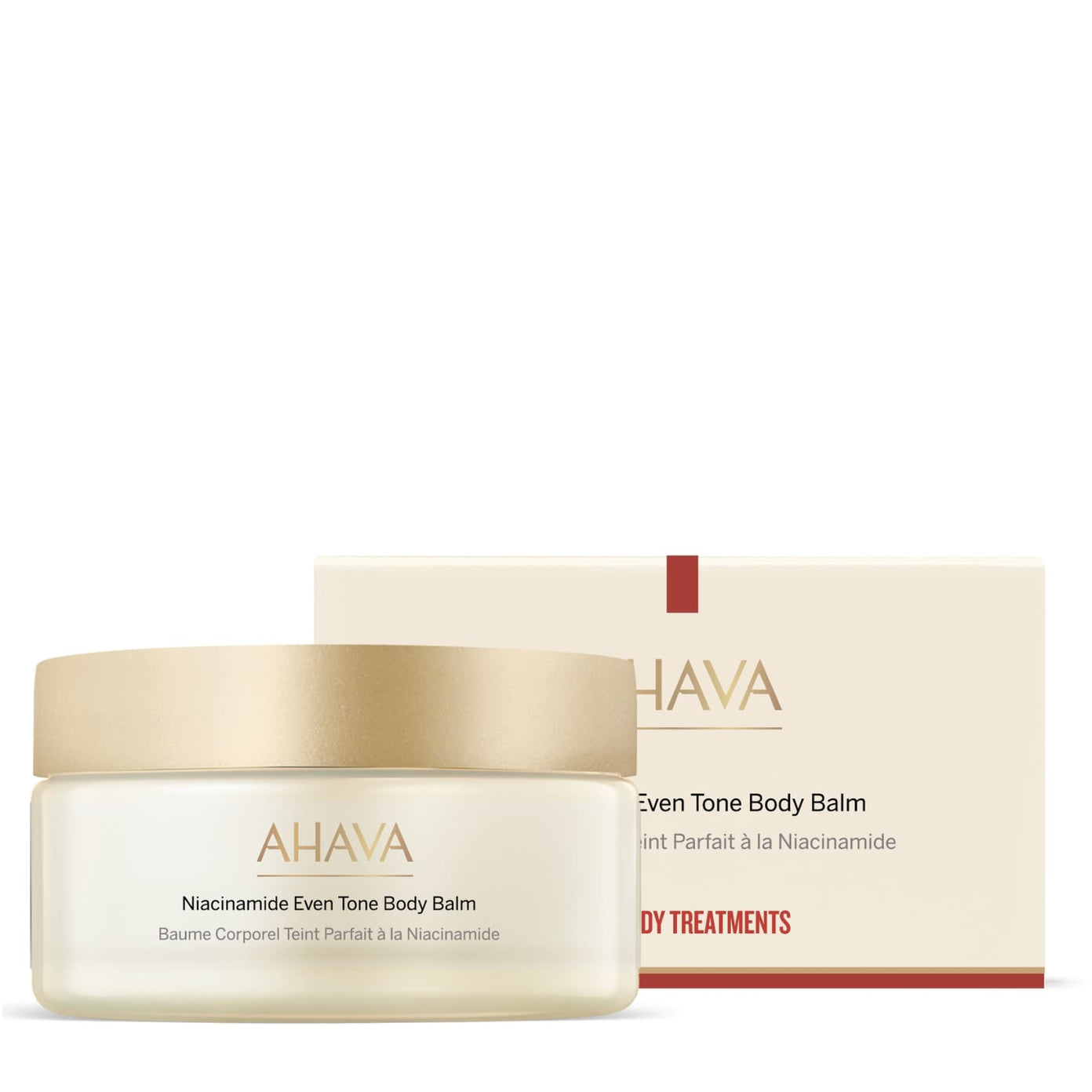 AHAVA, even tone kūno balzamas su niacinamidu, 220 ml