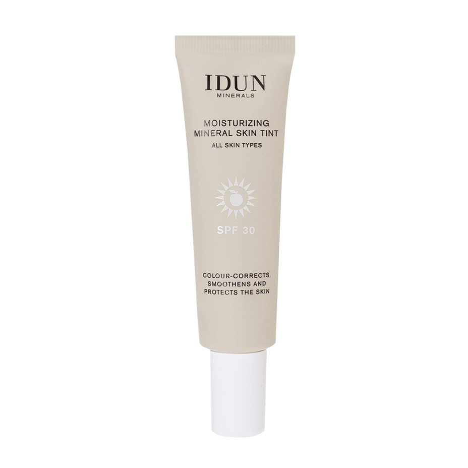 IDUN Minerals SKIN TINT drėkinamasis veido kremas su atspalviu SPF 30, 27 ml