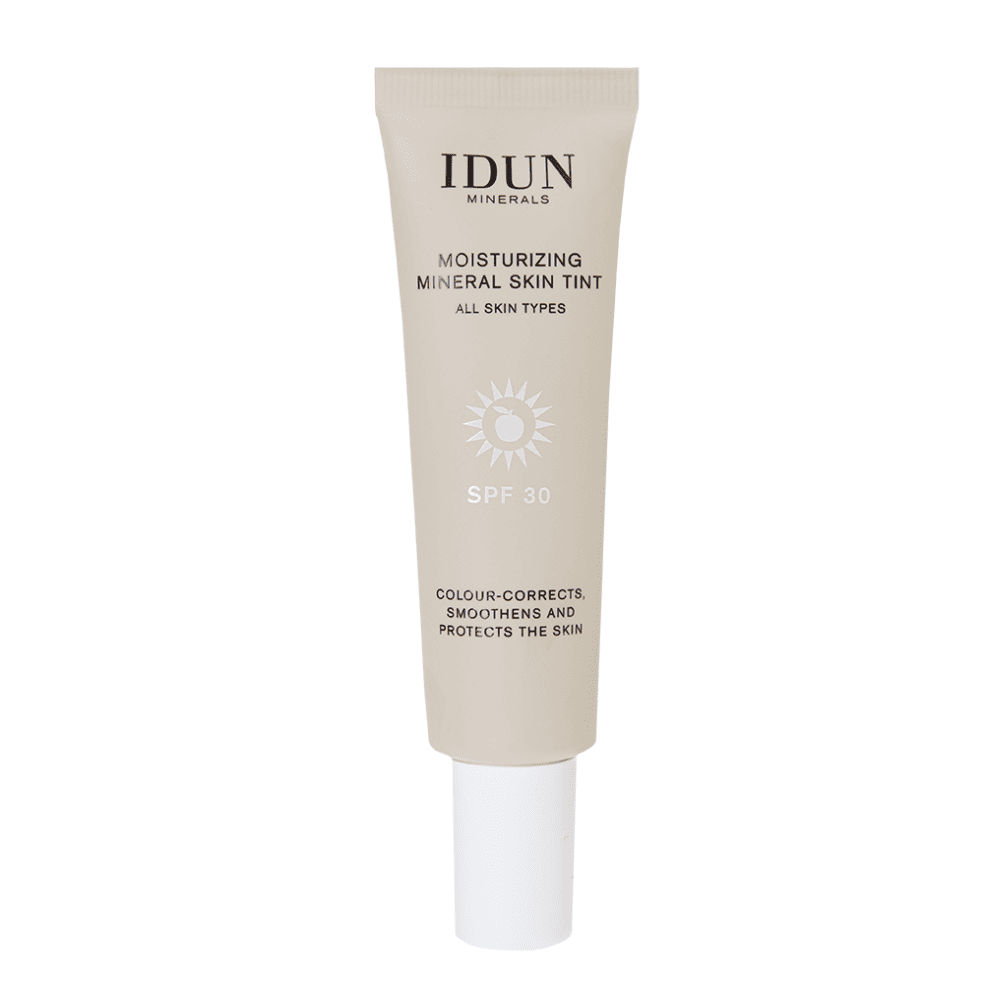 IDUN Minerals SKIN TINT drėkinamasis veido kremas su atspalviu SPF 30, 27 ml