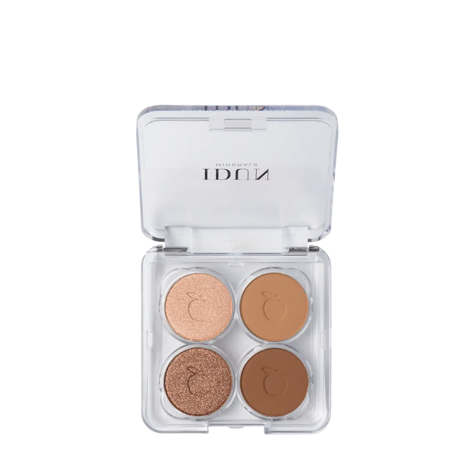 IDUN Minerals mineraliniai 4 spalvų akių šešėliai