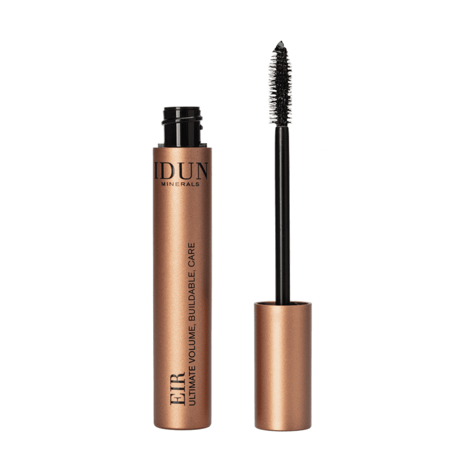 IDUN Minerals išskirtinės apimties suteikiantis blakstienų tušas, juodos spalvos EIR Nr. 5013, 13,5 ml