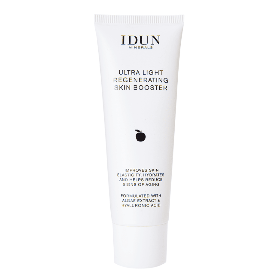 IDUN Minerals ypač lengvas regeneruojamasis veido serumas su dumblių ekstraktais ir hialurono rūgštimi, 50 ml