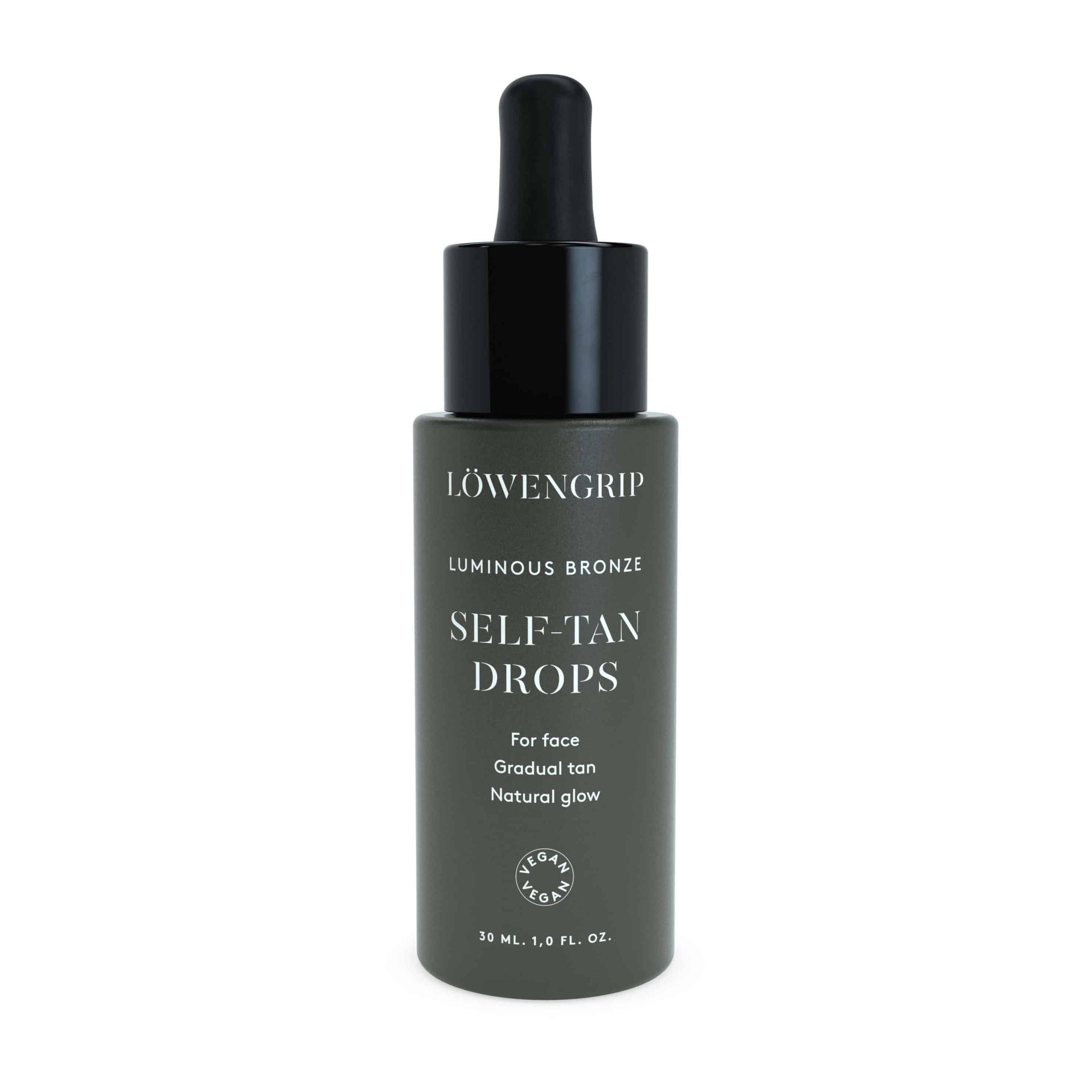 LOWENGRIP, luminous Bronze Savaiminio įdegio lašai veidui, 30 ml