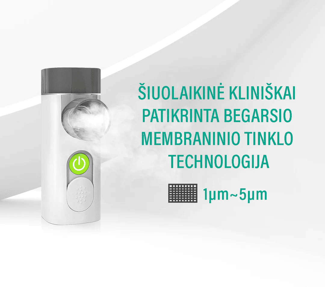 EVOLU inhaliatorius NANO AIR, 1 vnt.