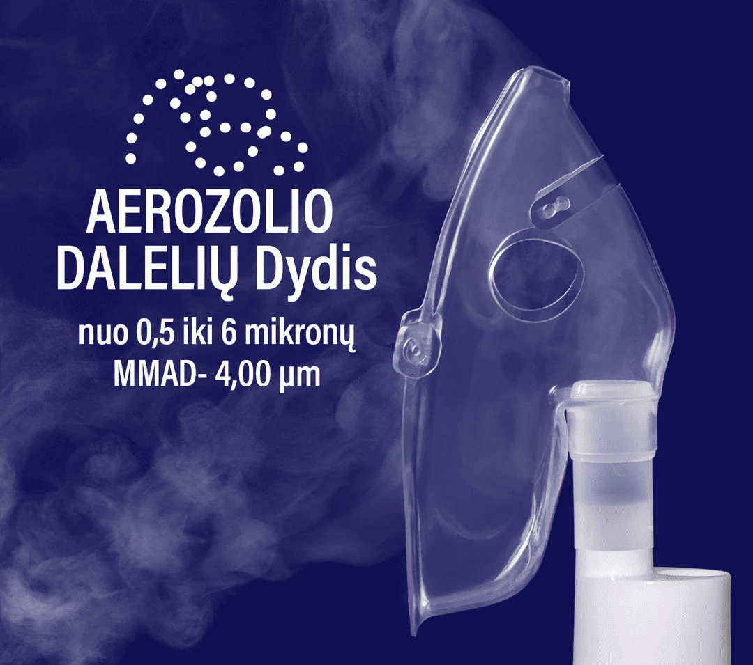 EVOLU kompresorinis inhaliatorius, 1 vnt.