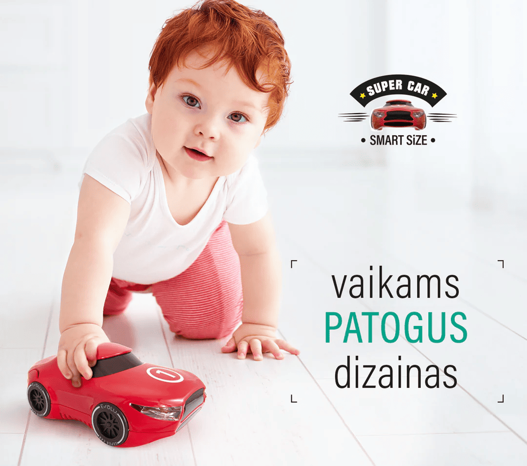 EVOLU kompresorinis inhaliatorius Super Car, 1vnt