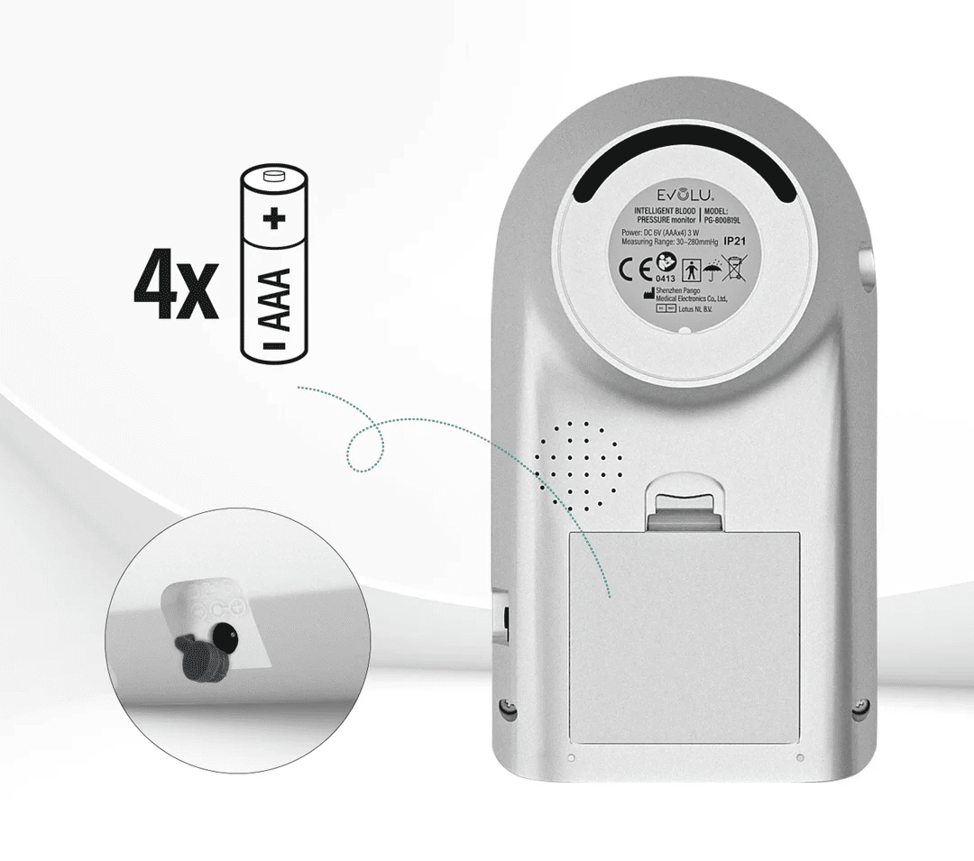 EVOLU kraujospūdžio matuoklis Intelligent Black edition, 1 vnt.