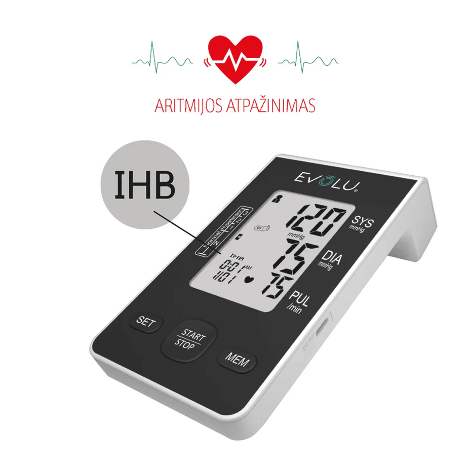 EVOLU Automatic kraujospūdžio matuoklis DBP-6177, 1vnt