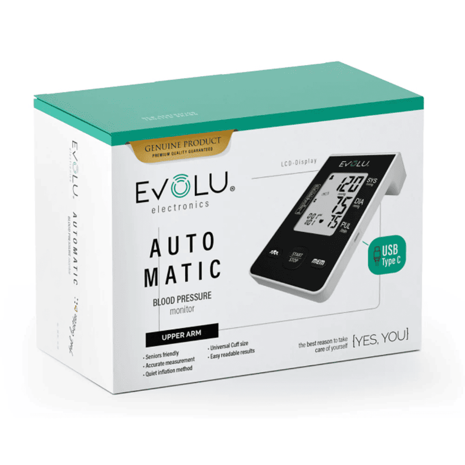 EVOLU Automatic kraujospūdžio matuoklis DBP-6177, 1vnt