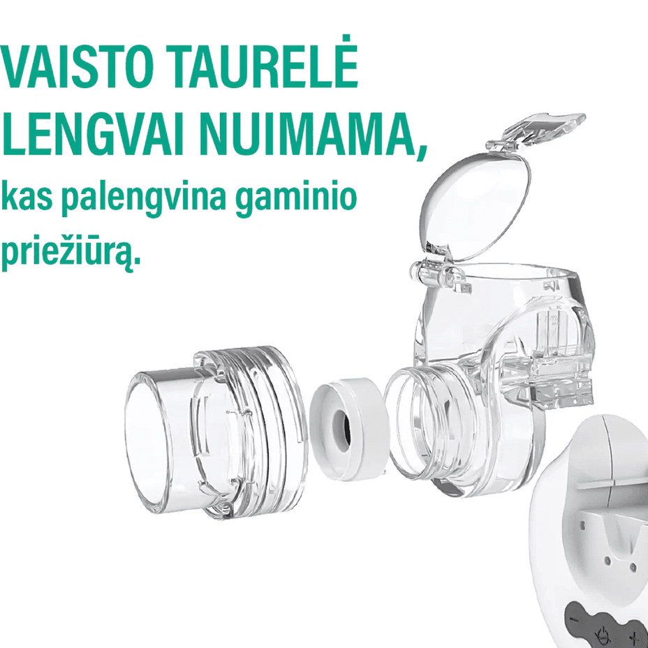 EVOLU nano AIR MINI inhaliatorius, 1 vnt.