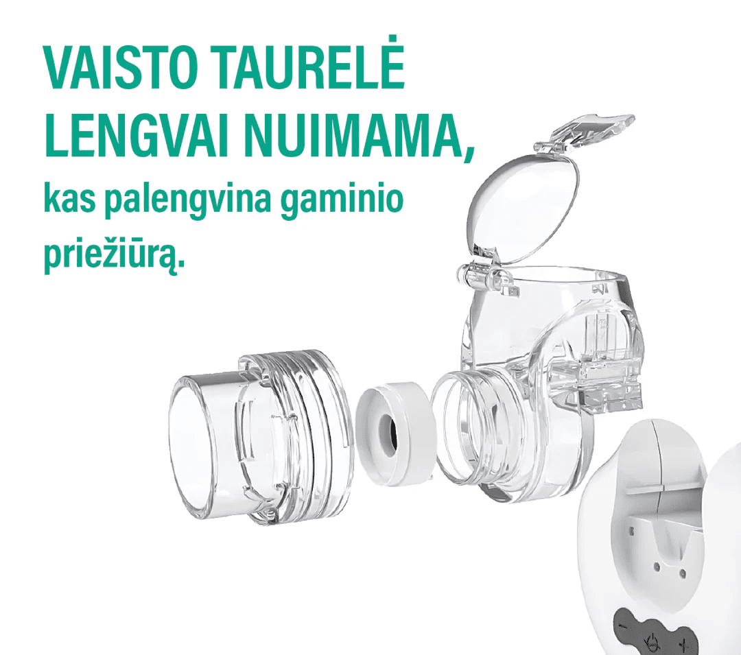 EVOLU nano AIR MINI inhaliatorius, 1 vnt.