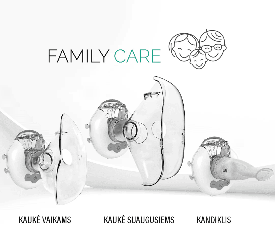 EVOLU nano AIR MINI inhaliatorius, 1 vnt.