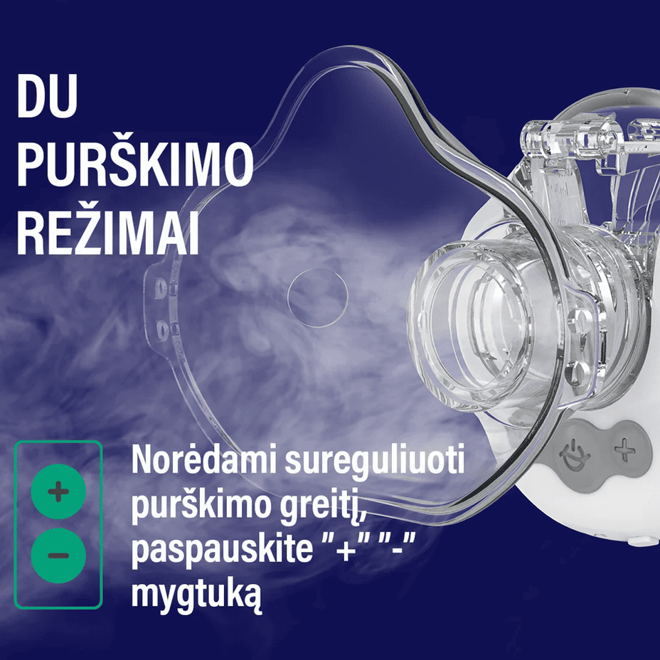 EVOLU nano AIR MINI inhaliatorius, 1 vnt.