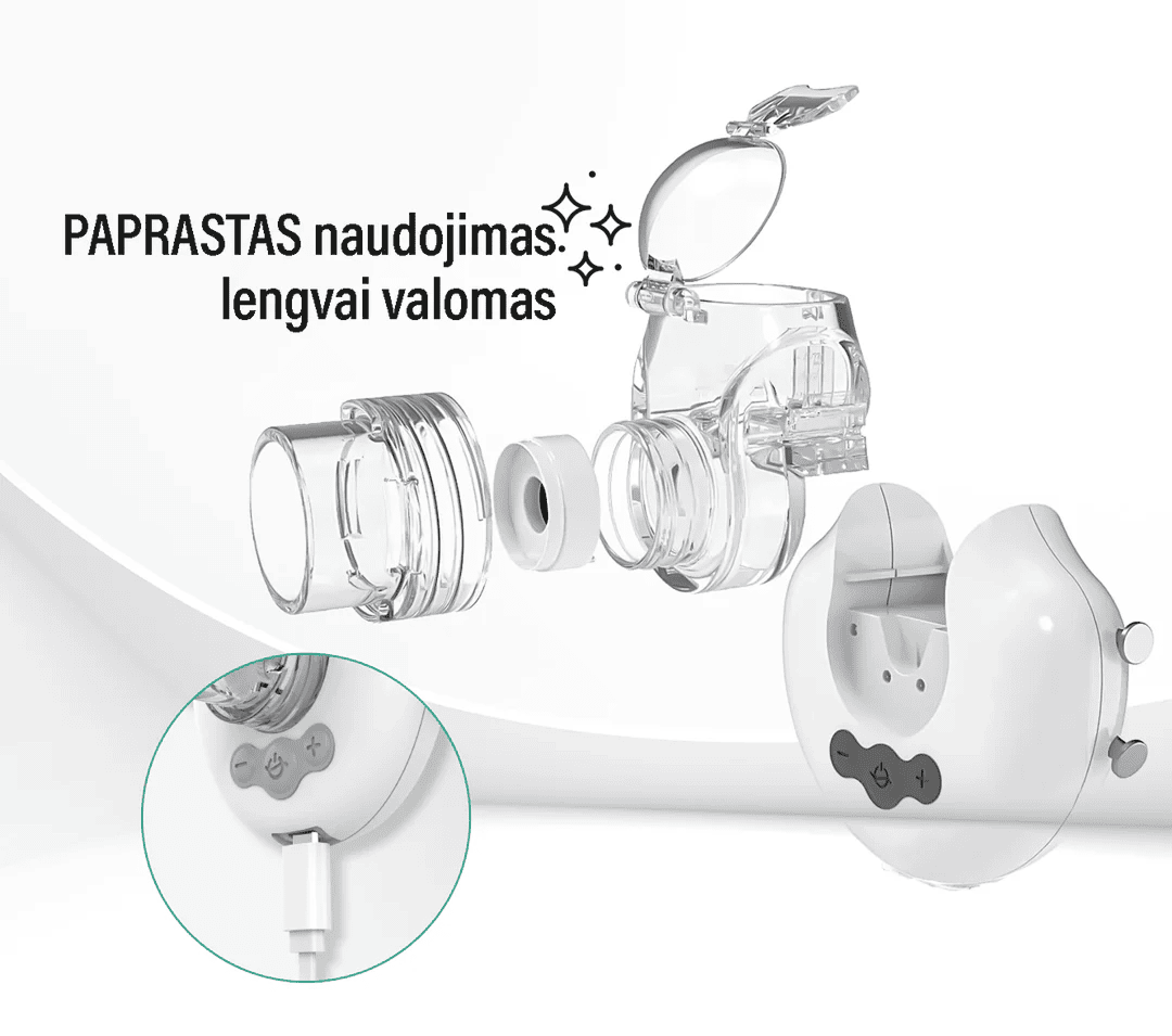 EVOLU nano AIR MINI inhaliatorius, 1 vnt.
