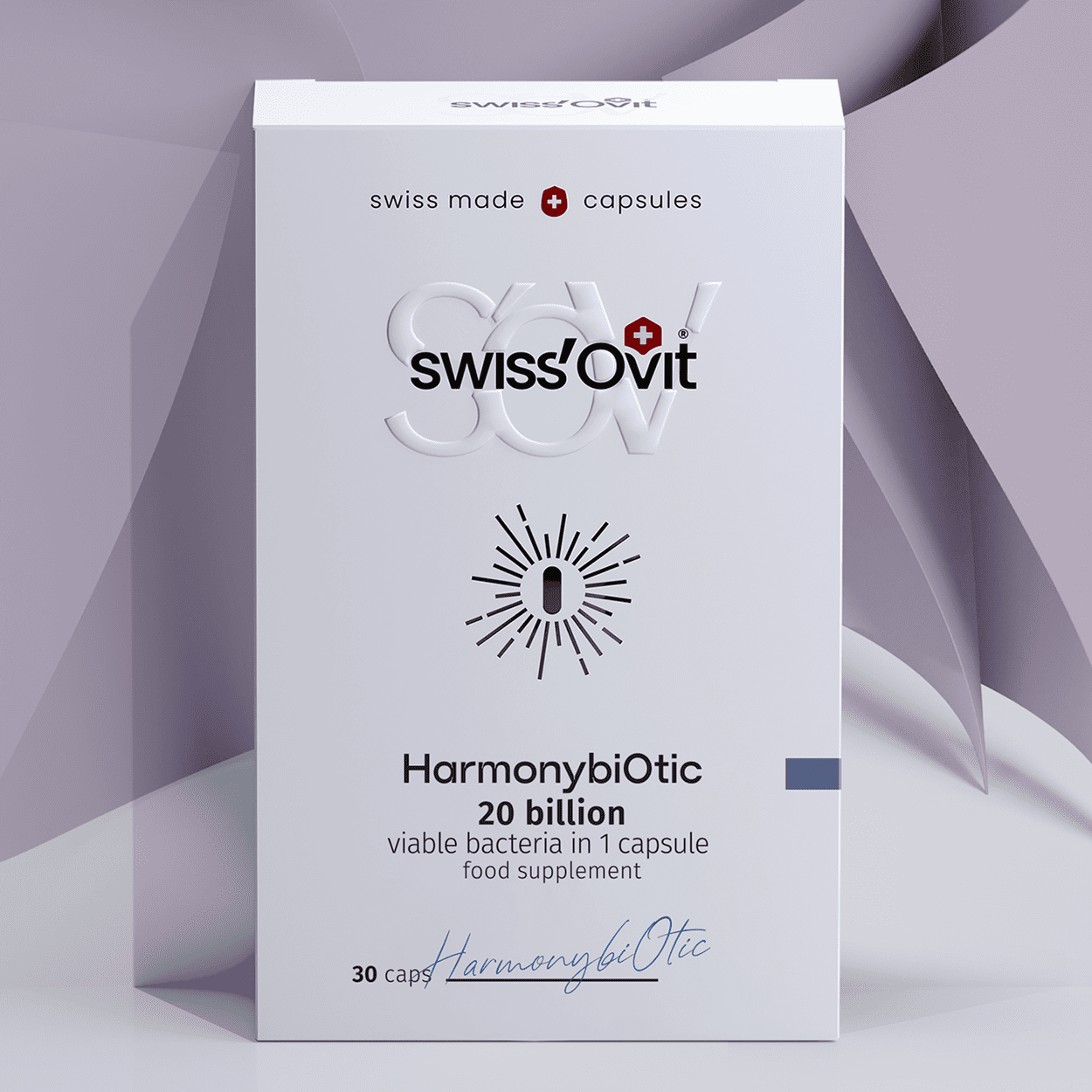 Swiss'Ovit HarmonybiOtic gerosios bakterijos, kapsulės, N30