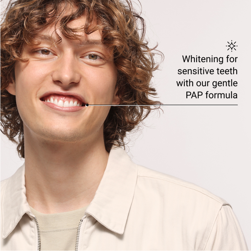 Alpine White, Whitening Toothpaste Sensitivity Relief Balinanti pasta jautrioms dantenoms, 75ml