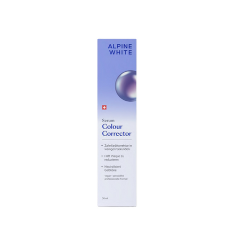 Alpine White, Colour Corrector Serum Balinantis serumas dantims, 30ml