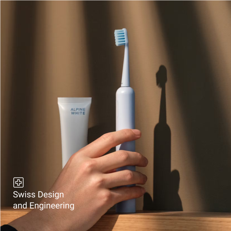 Alpine White, Sonic Toothbrush Replacement Heads Keičiamos galvutės dantų šepetėliui, 2vnt