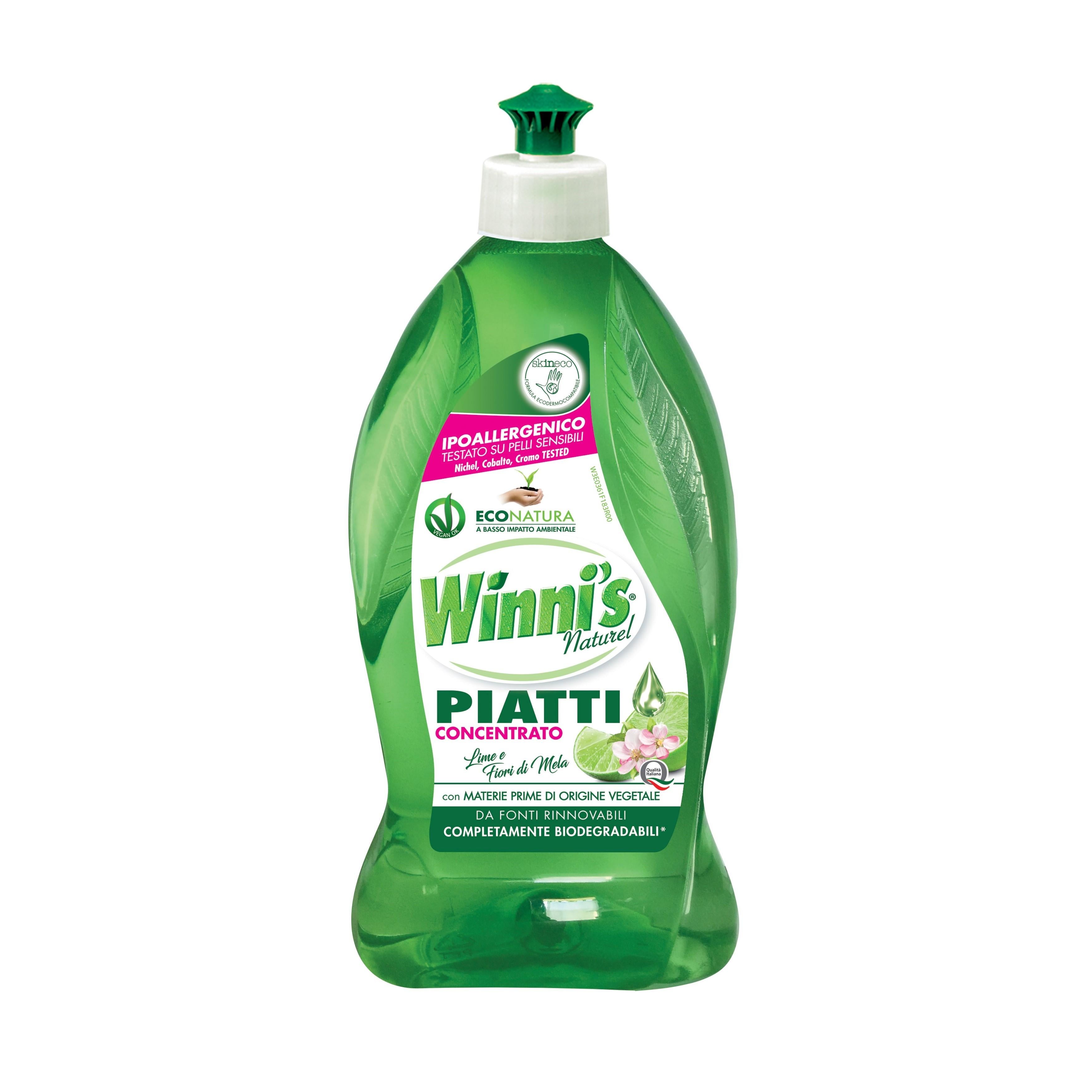 WINNI'S, ekologiškas koncentruotas indų ploviklis Žalioji Citrina,  500ml