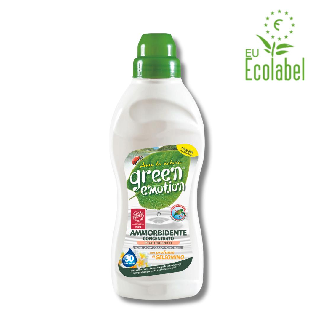 GREEN EMOTION, ekologiškas koncentruotas skalbinių minkštiklis Jazminas Green Emotion 750ml