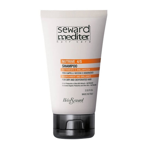 HELEN SEWARD Mediter Nutrive 4/S maitinamasis, atstatomasis šampūnas sausiems plaukams, 75ml