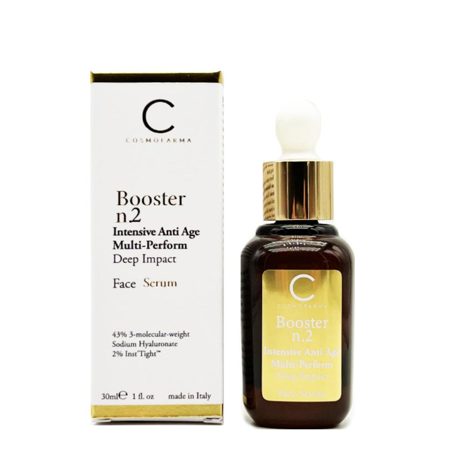 COSMOFARMA, intensyvus priešraukšlinis ir drėkinamasis serumas Booster nr. 2, 30 ml