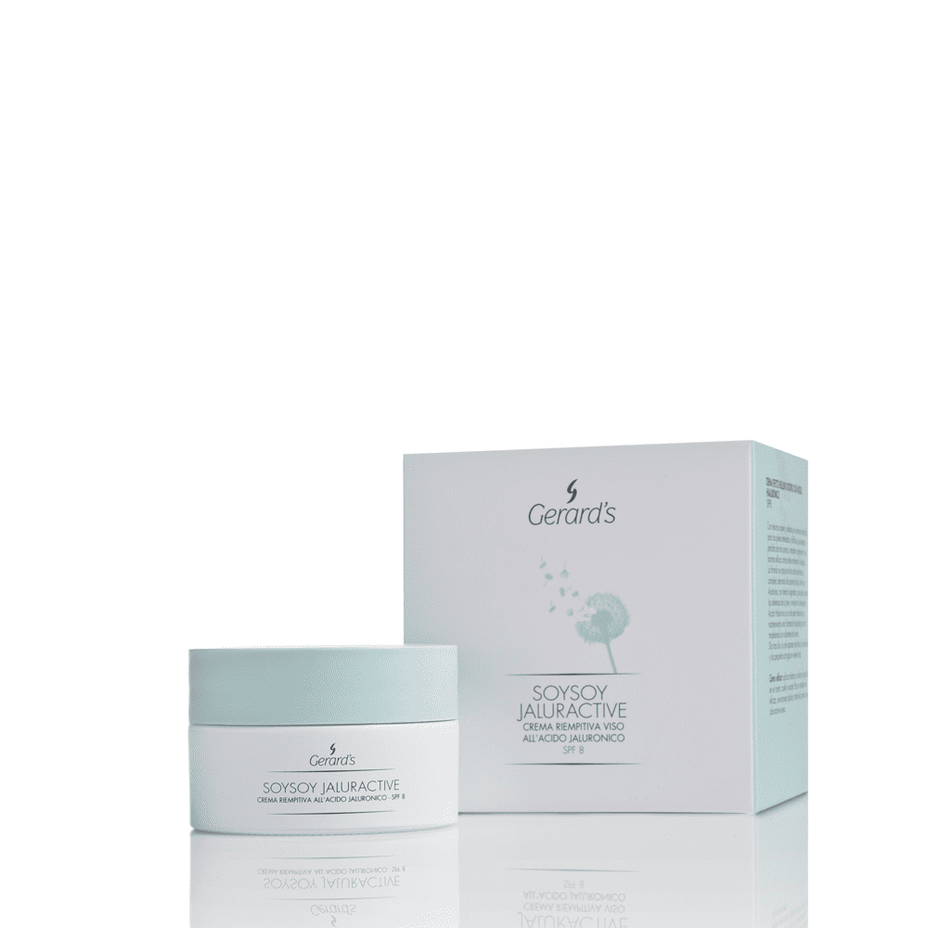 GERARD‘S jauninamasis veido kremas su hialurono rūgštimi SoySoy Jaluractive SPF8,  50ml