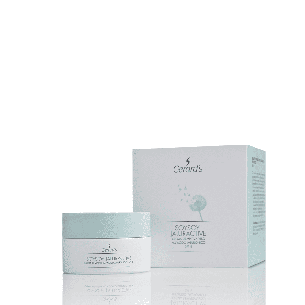 GERARD‘S jauninamasis veido kremas su hialurono rūgštimi SoySoy Jaluractive SPF8,  50ml