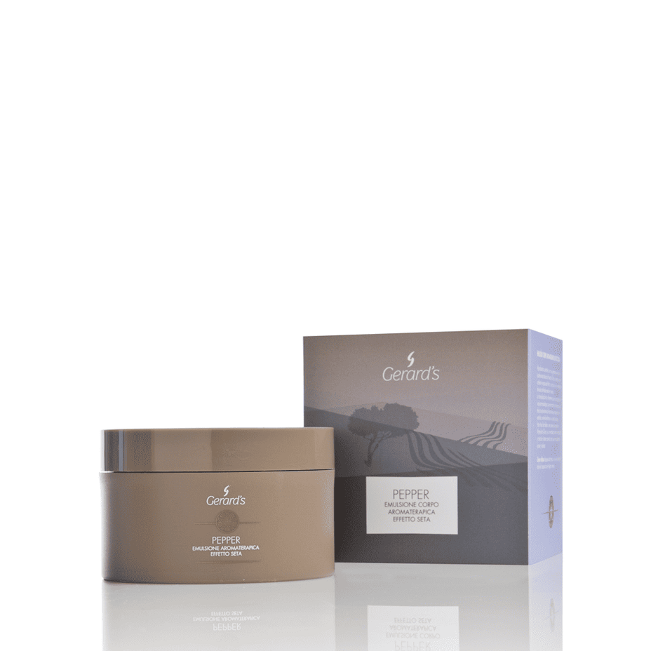 GERARD‘S šilkinė aromaterapinė emulsija kūnui Pepper,  200ml