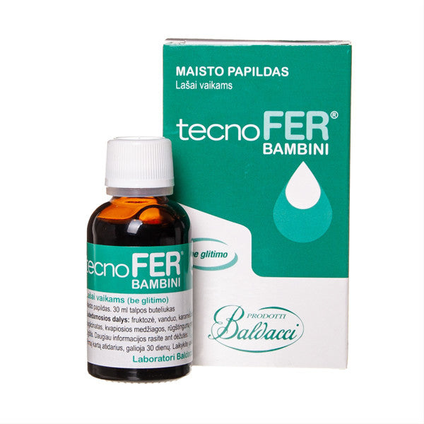 TECNOFER BAMBINI, lašai vaikams, 30 ml