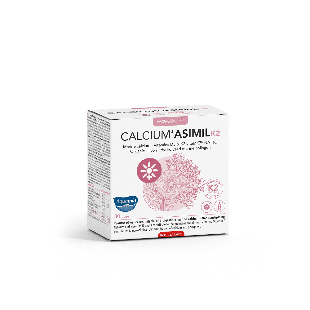 INTERSA LABS, CALCIUM‘ASIMIL K2+D3, 30 paketėlių