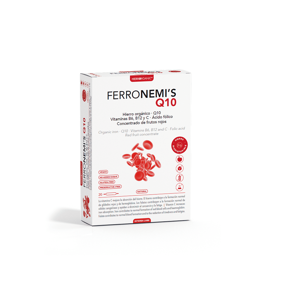 INTERSA LABS, FERRONEMI’S su CoQ10, 20 buteliukų