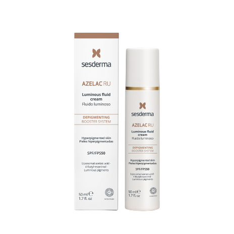SESDERMA, azelac ru luminous kreminis fluidas spf50, 50 ml