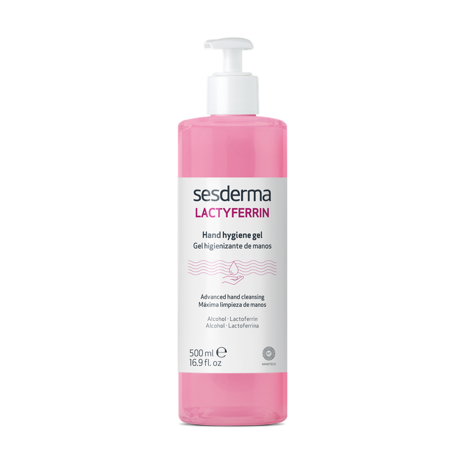 SESDERMA, lactyferrin dezinfekcinis rankų gelis, 500 ml