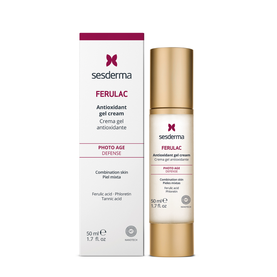 SESDERMA, ferulac antioksidacinis gelinis veido kremas, 50 ml