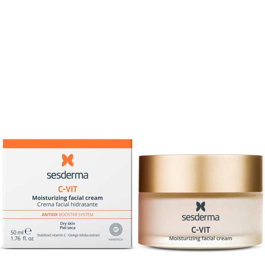 SESDERMA, c-vit drėkinamasis veido kremas, 50 ml