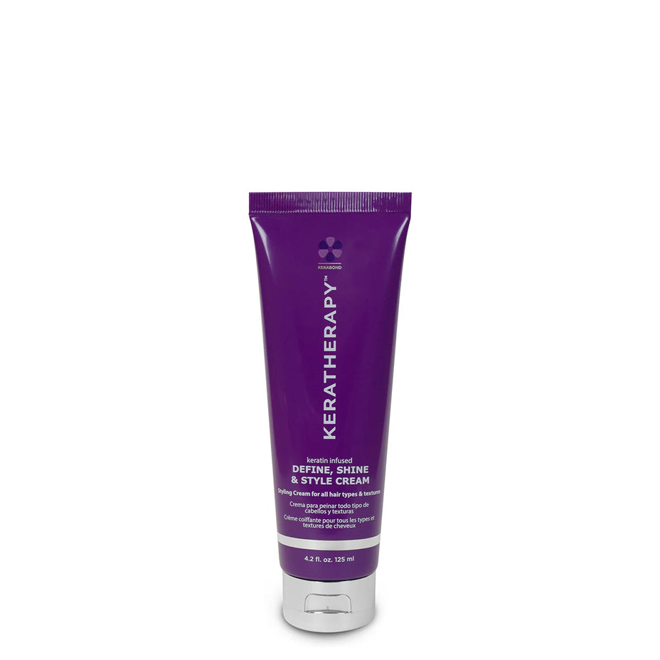 KERATHERAPY, define, Shine & Style fiksavimo kremas, 125 ml