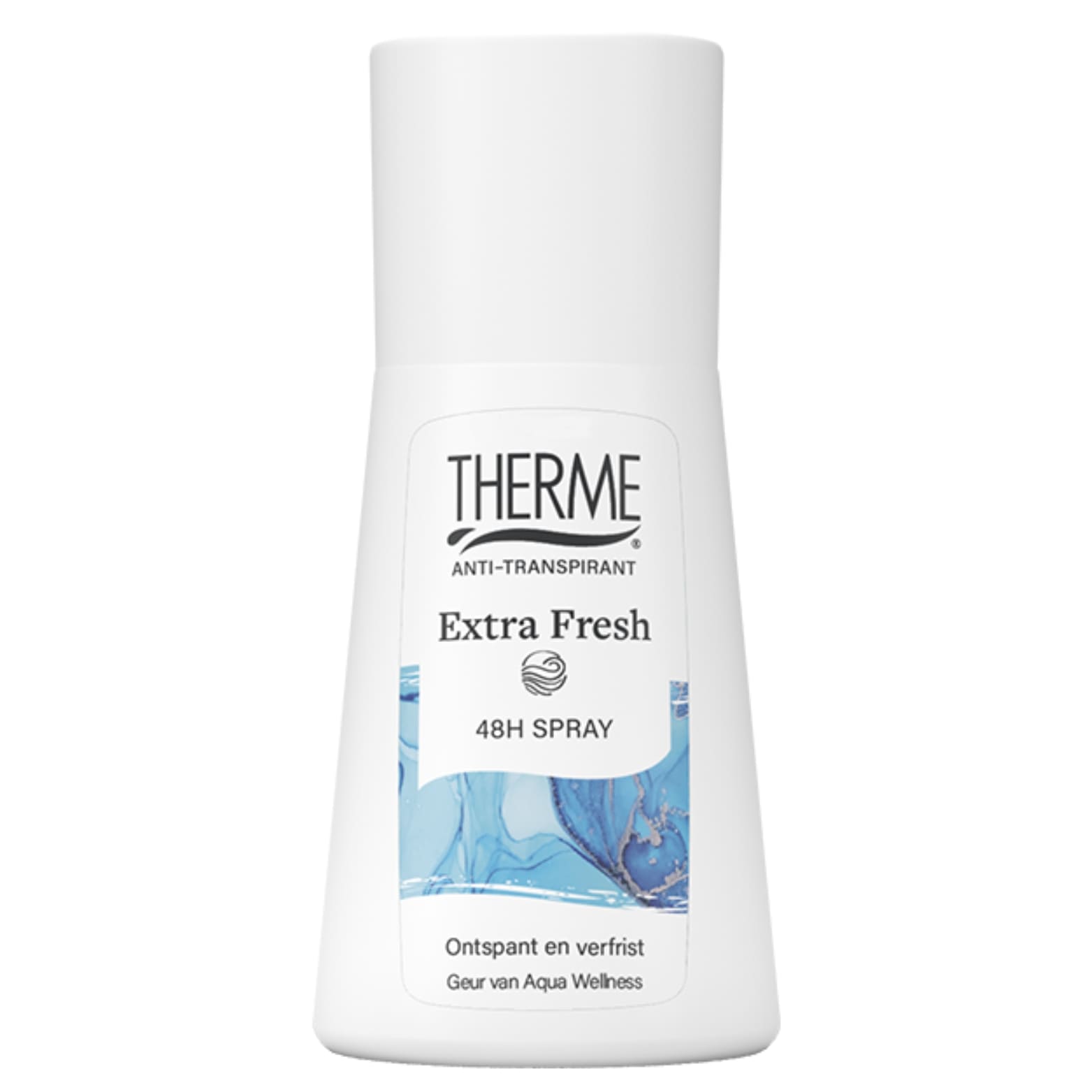 THERME, aqua wellness extra fresh purškiamas antiperspirantas, 75 ml