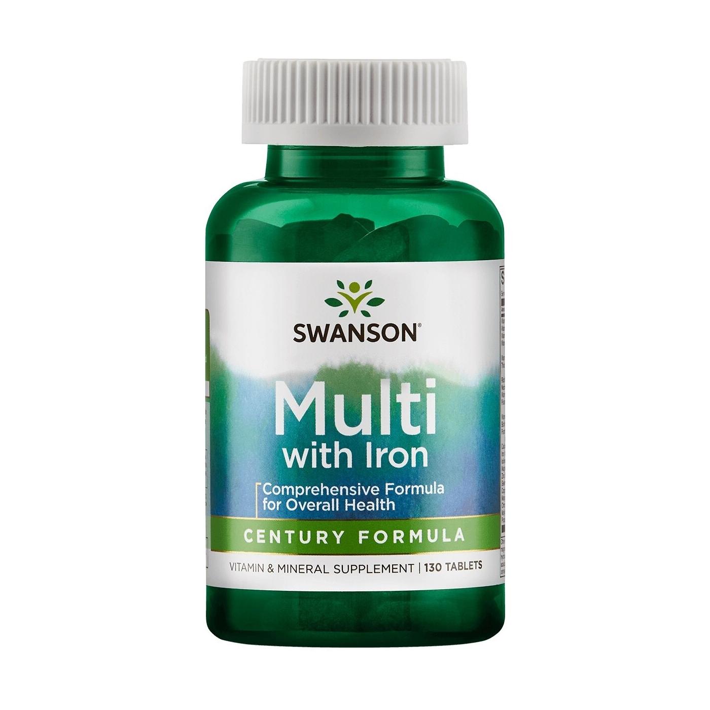 SWANSON, Super multivitaminų ir mineralų kompleksas, 130 tab.