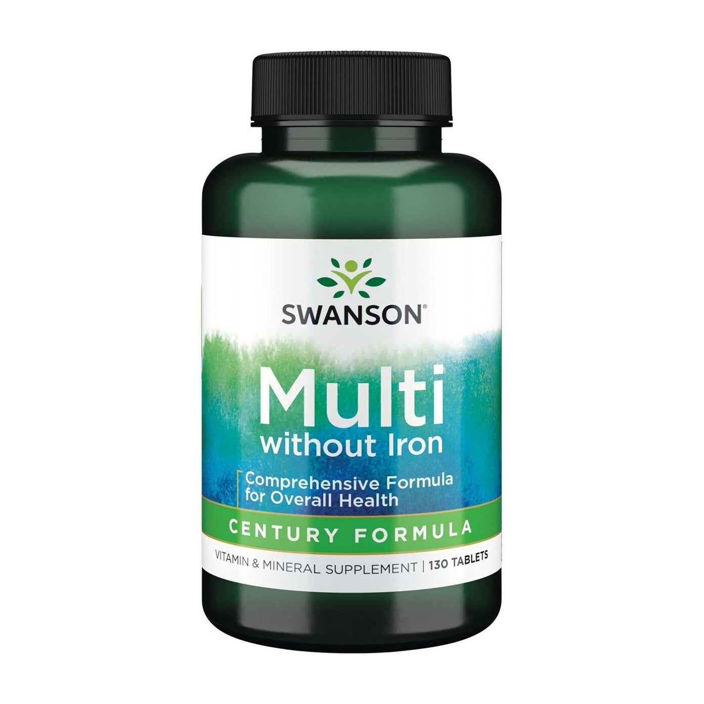 SWANSON, Super multivitaminų ir mineralų be geležies kompleksas, 130 tab.