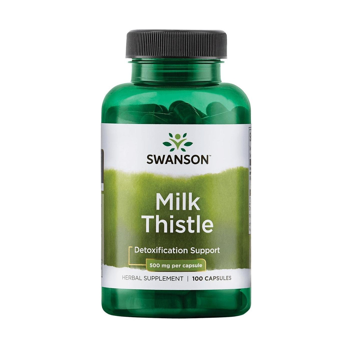 SWANSON, Tikrasis margainis (milk thistle), 500 mg, 100 kaps.