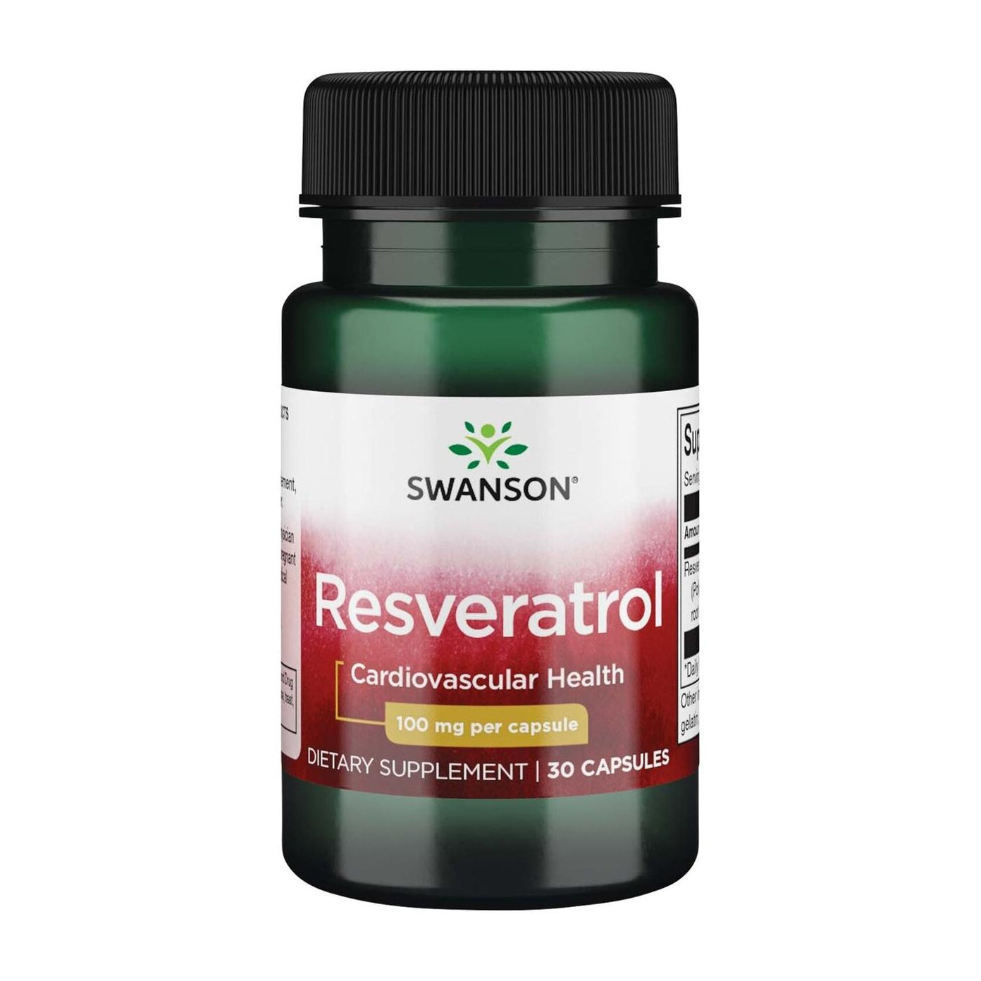 SWANSON, Resveratrolis, 100mg, 30 kaps.