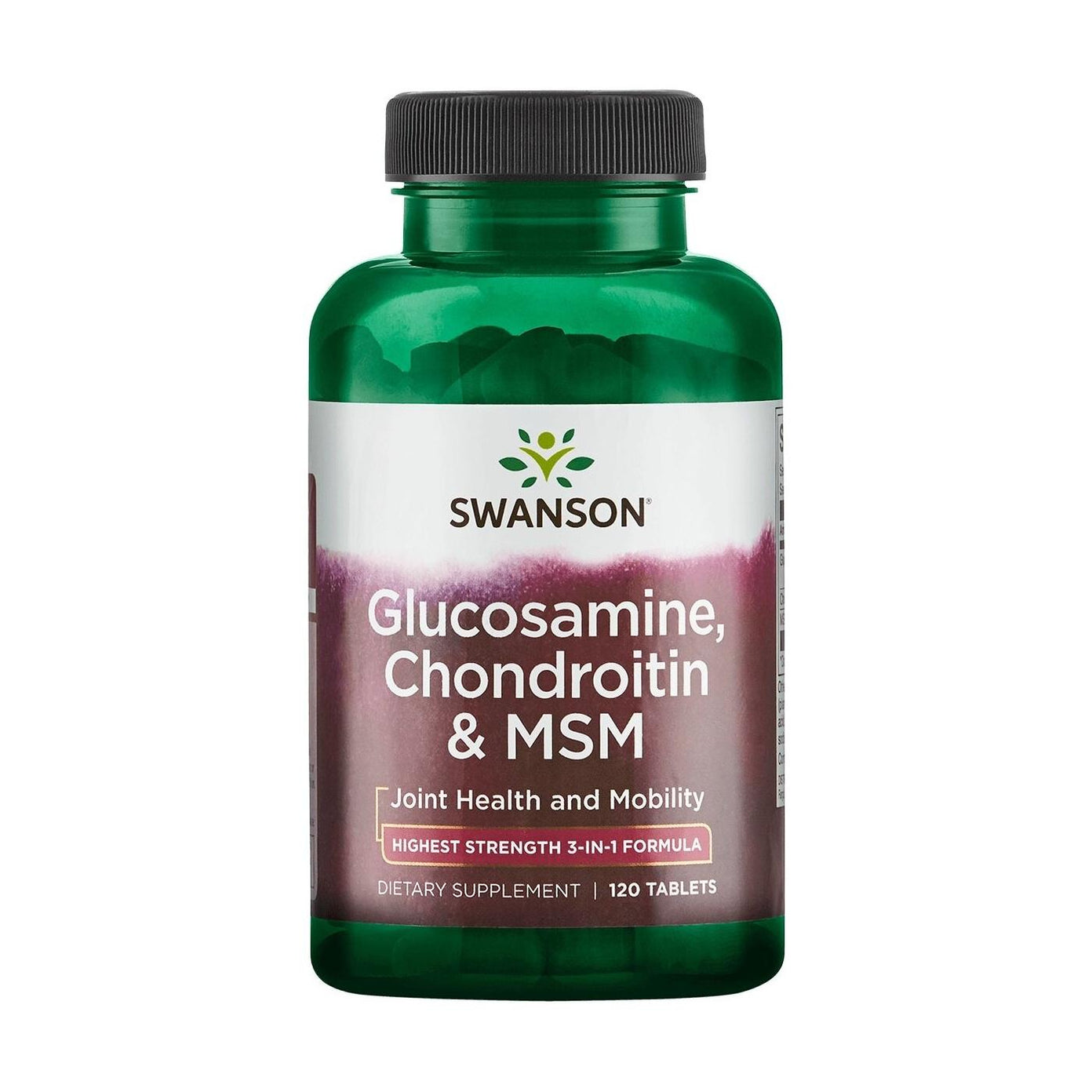 SWANSON, Gliukozaminas, chondroitinas ir msm, 120 tab.