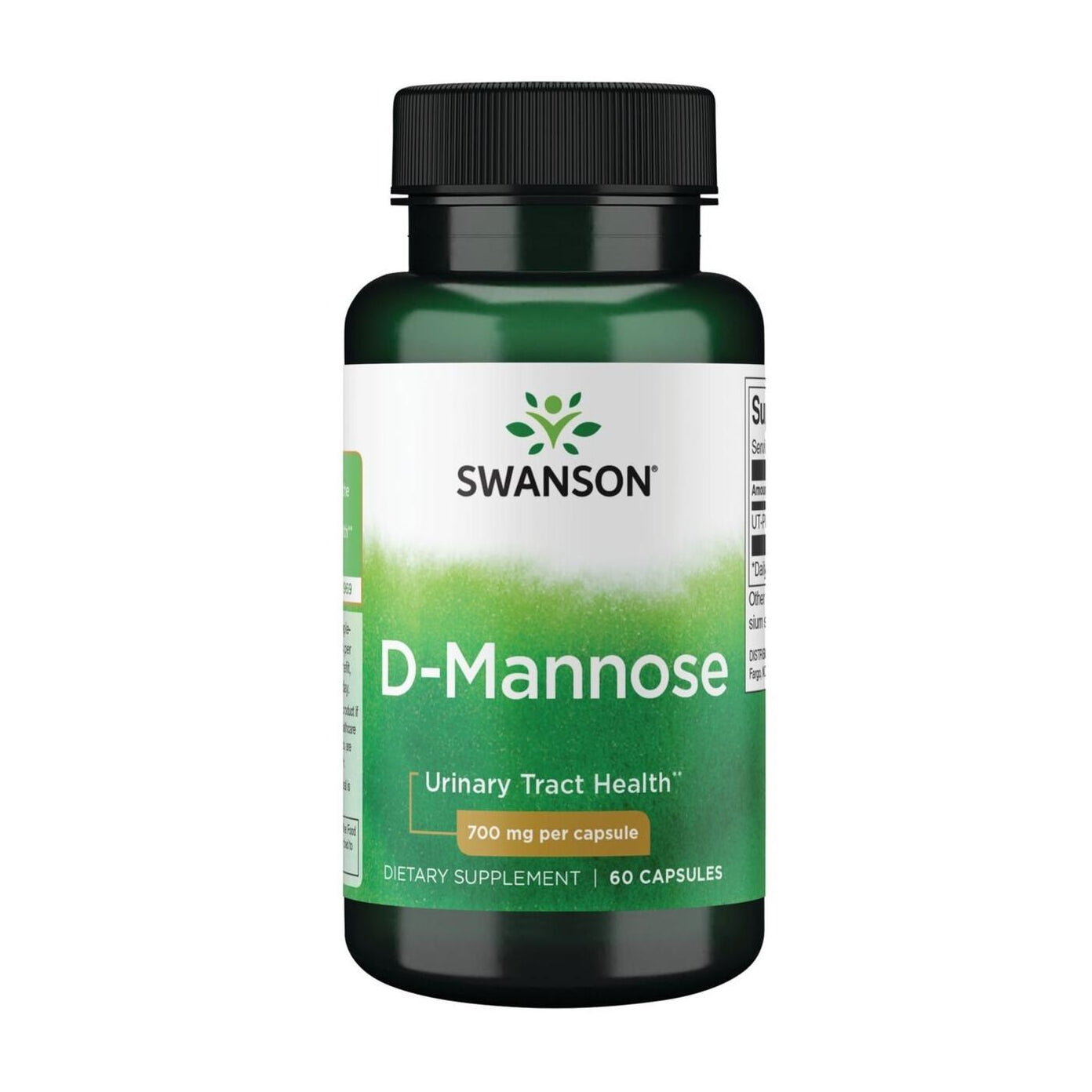 SWANSON, D-manozė, 700 mg, 60 kaps.