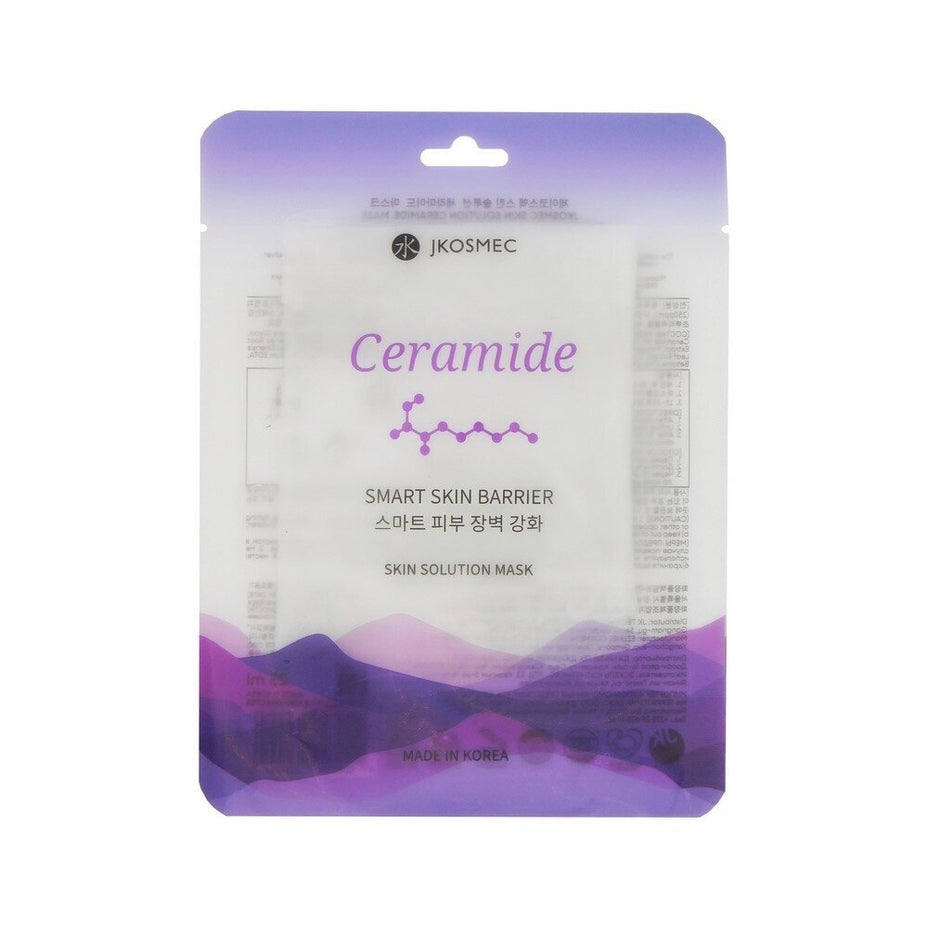 JKOSMEC lakštinė veido kaukė su keramidais, 1vnt